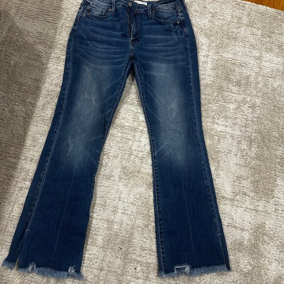 Kan Can sz. 30 Frayed Hem Jeans - Picture 1 of 4